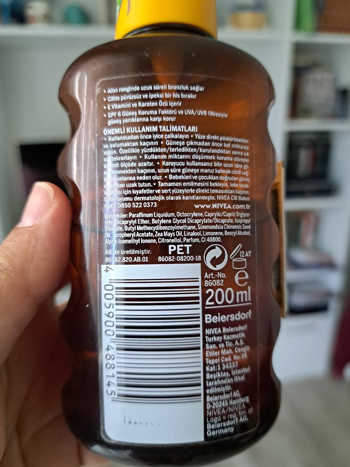 Nivea Sun Karoten Güneş Yağı Spreyi 200 ml - Görsel 4