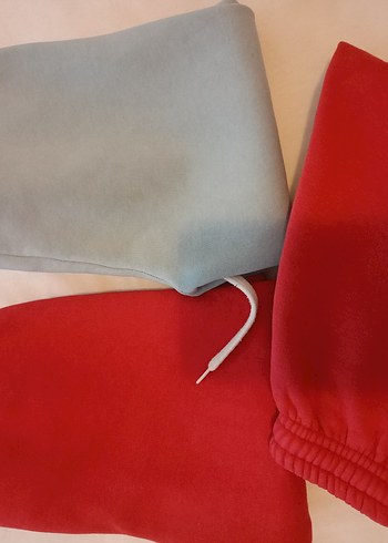 Mavş ve Kırmızı Rahat Kesim Kadın Eşofman - Görsel 4