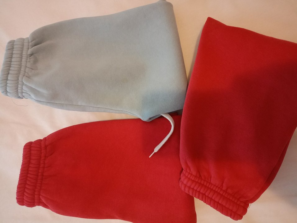 Mavş ve Kırmızı Rahat Kesim Kadın Eşofman - Görsel 4