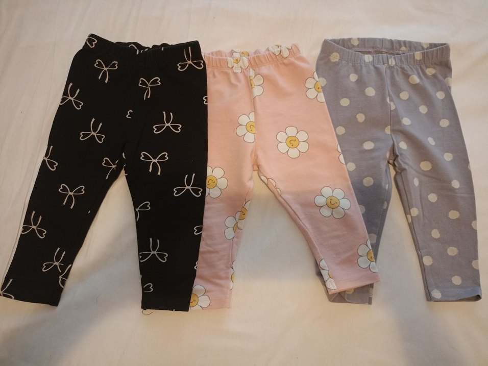 Çiçek ve Desenli Kız Çocuk Taytları kışlik - Görsel 2