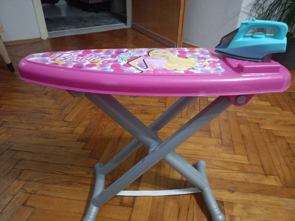 Pastel Pembe Çocuk Ütü Masası - Görsel 2