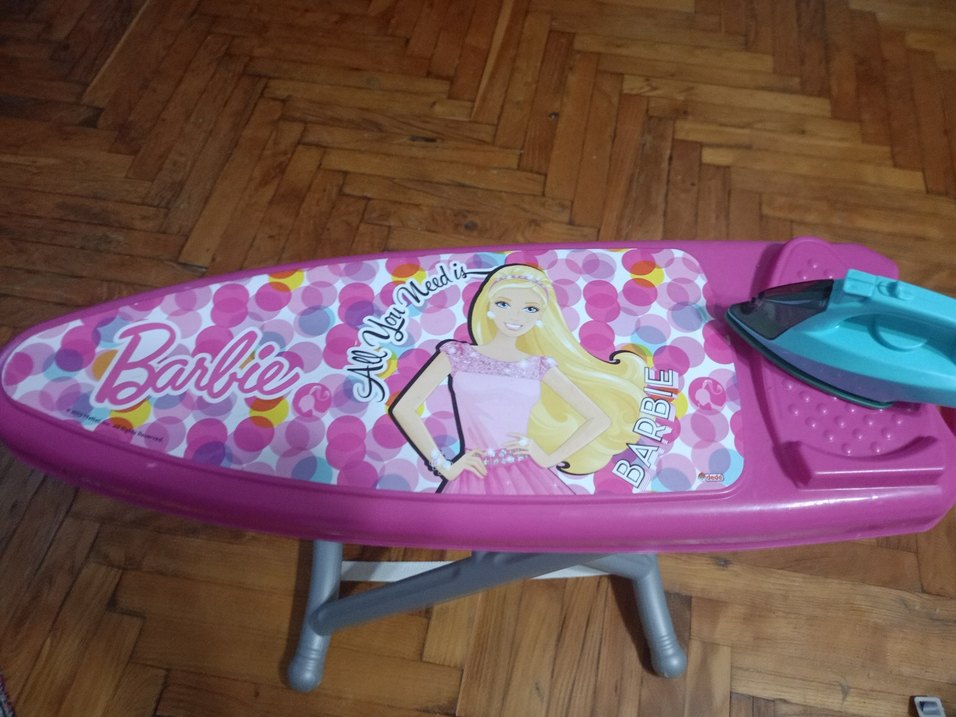 Pastel Pembe Çocuk Ütü Masası - Görsel 3