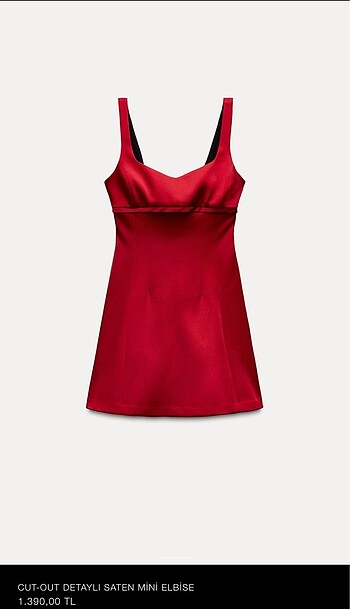 Zara Yeni Sezon Etiketli Elbise