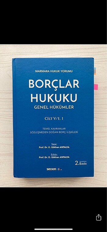Borçlar Hukuku Gökhan Antalya