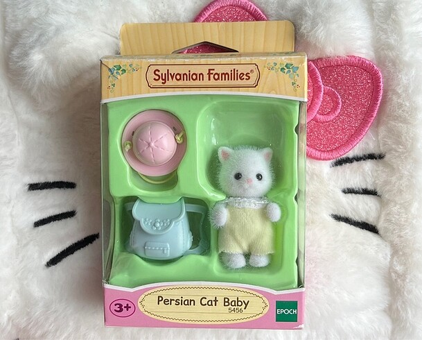 Sylvanian Families Persian Cat Kedi Figür