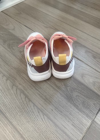 Kız Çocuk Pembe Yılan Desenli Spor Ayakkabı - Görsel 4