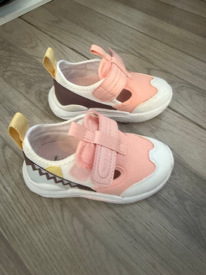 Kız Çocuk Pembe Yılan Desenli Spor Ayakkabı - Görsel 2