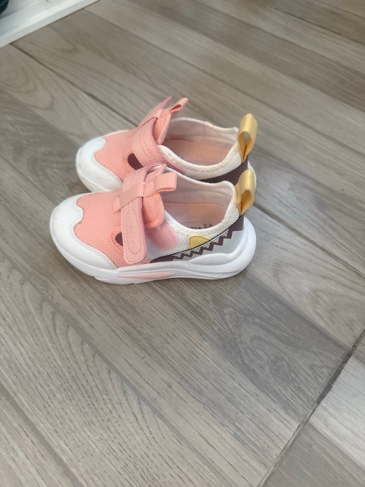 Kız Çocuk Pembe Yılan Desenli Spor Ayakkabı - Görsel 5