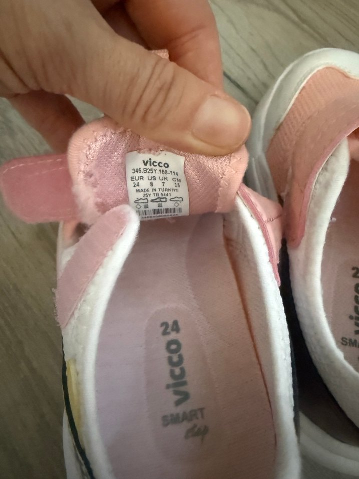 Kız Çocuk Pembe Yılan Desenli Spor Ayakkabı - Görsel 3