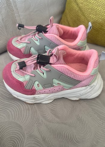 Kız Çocuk Pembe Bağcıksız Spor Ayakkabı - Görsel 2