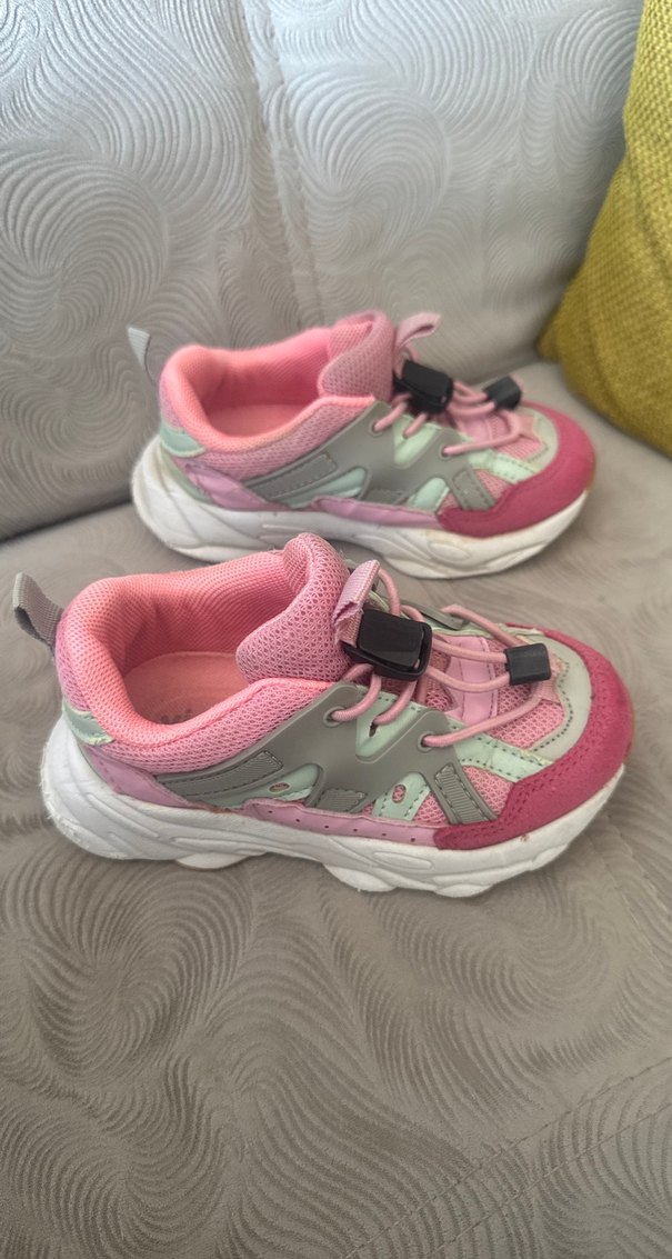 Kız Çocuk Pembe Bağcıksız Spor Ayakkabı - Görsel 4