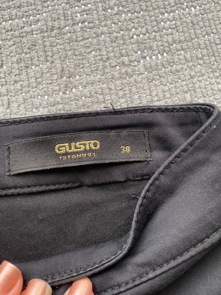 Kadın Siyah Kumaş Pantolon - Görsel 2