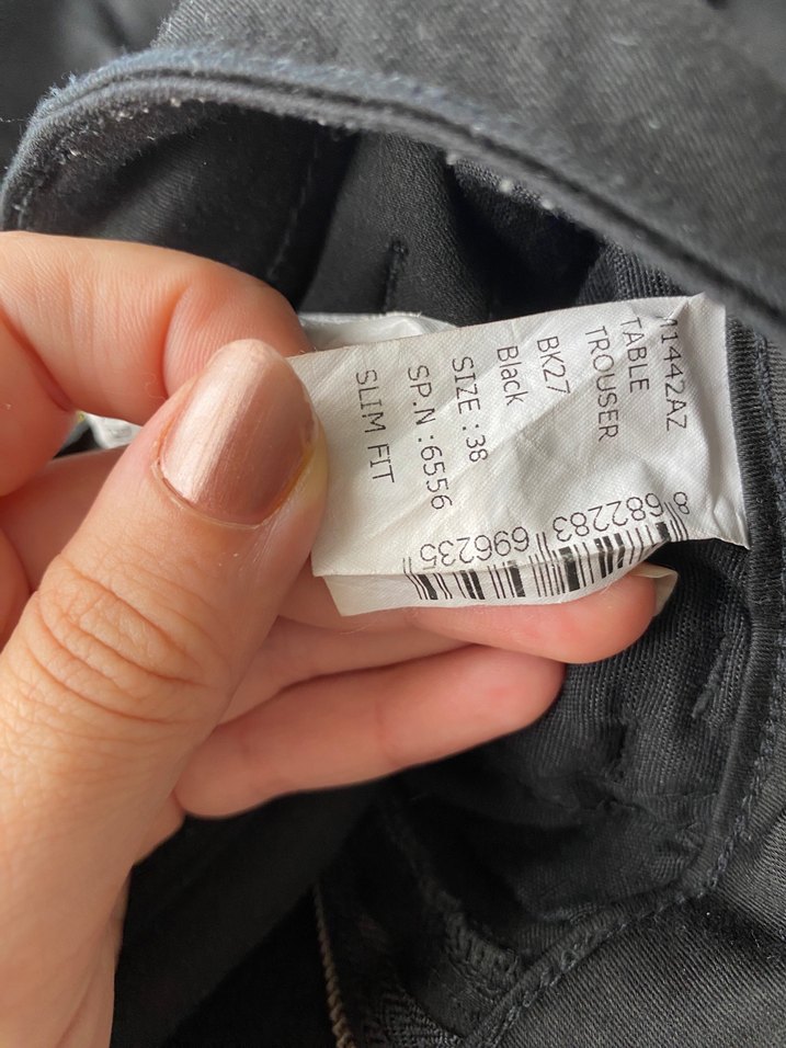 Siyah Kadın Pantolon - Görsel 3