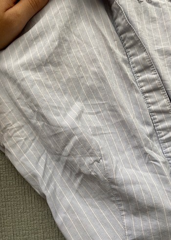 Mango çizgili Kadın Gömlek - Görsel 2