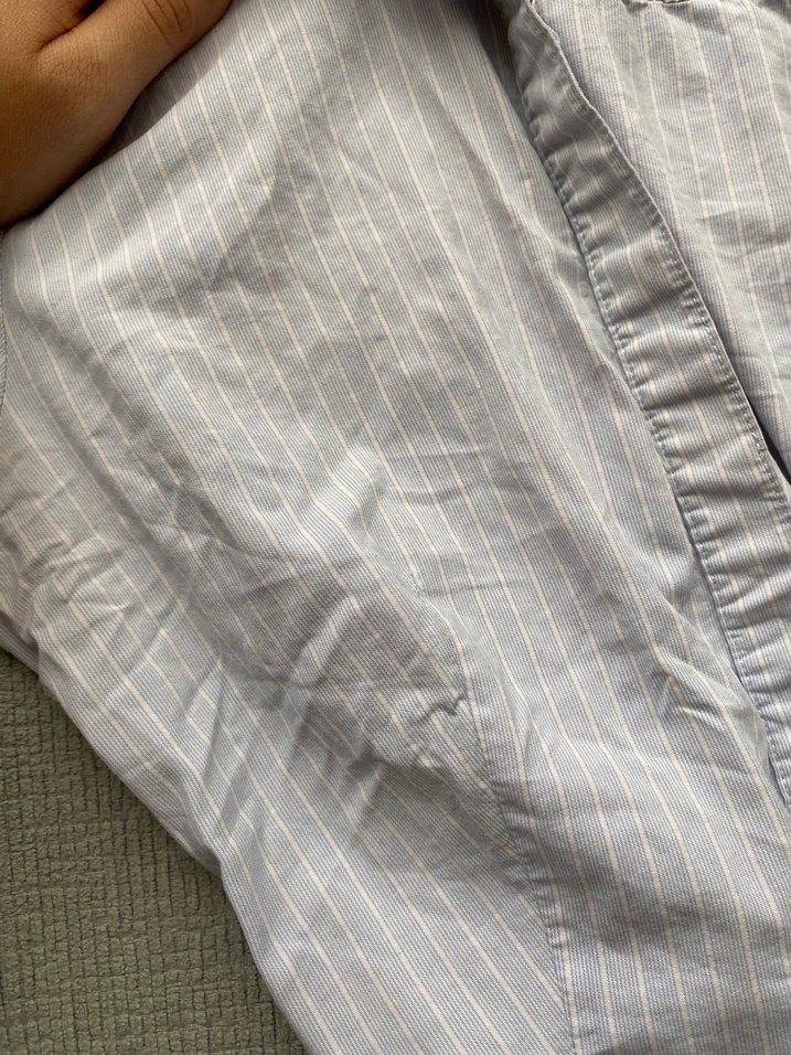 Mango çizgili Kadın Gömlek - Görsel 2