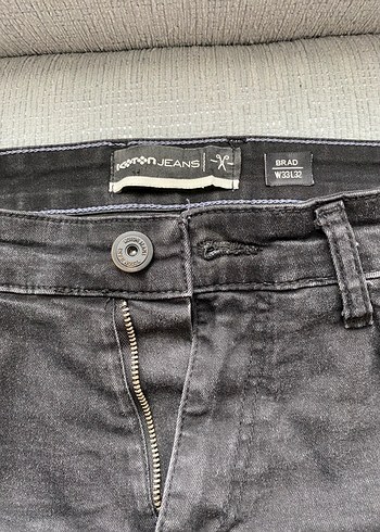 Gri Regular Fit Erkek Denim Pantolon - Görsel 2