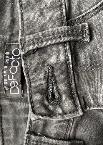 Gri Midi Boy Kadın Dar Kesim Denim Jean - Görsel 2