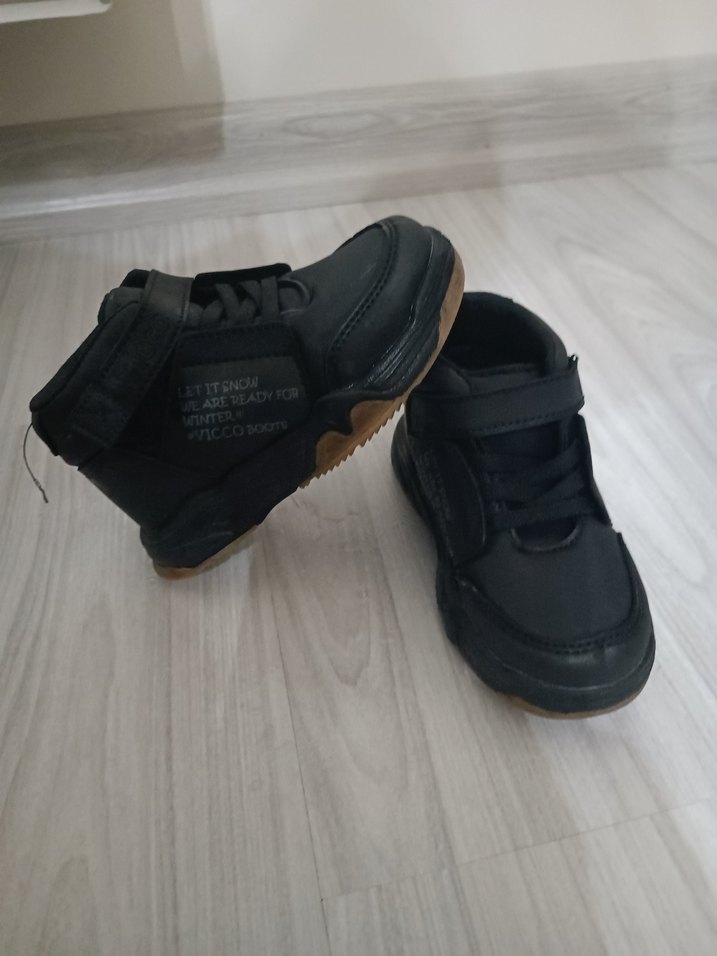 Siyah Erkek Çocuk Biker Botu Vicco - Görsel 4