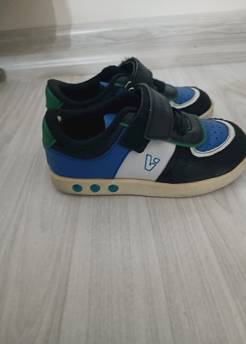 Çocuk Renkli Bağcıksız Spor Ayakkabı - Görsel 6