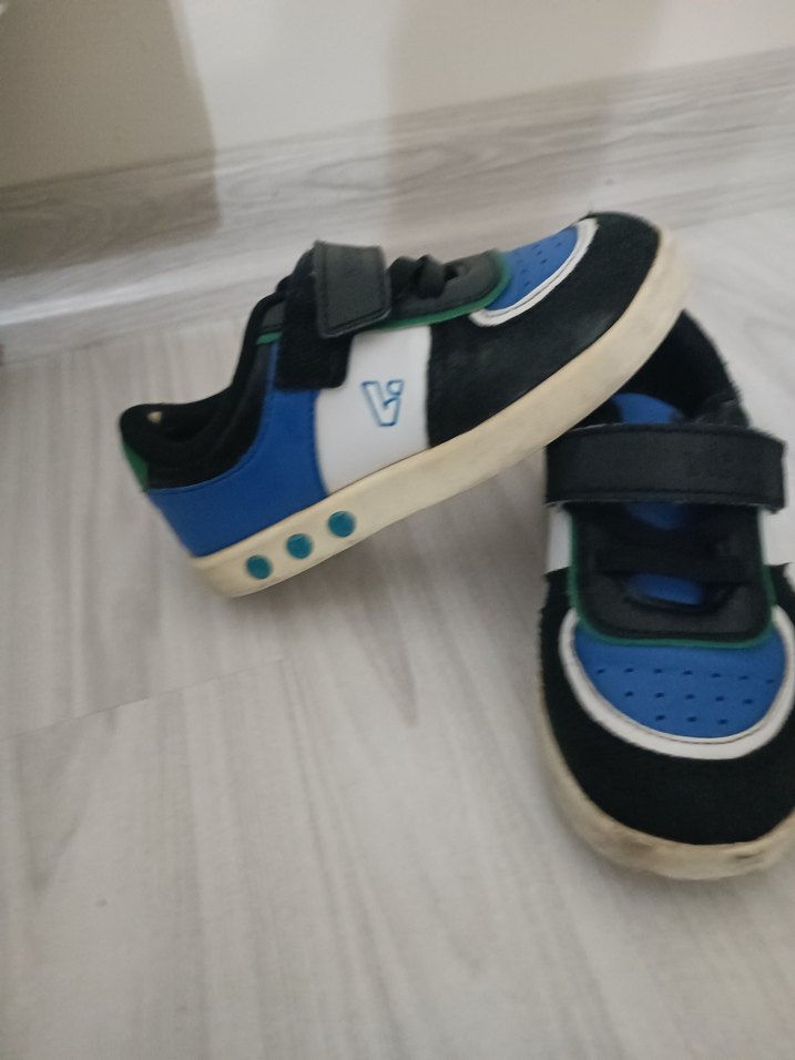 Çocuk Renkli Bağcıksız Spor Ayakkabı - Görsel 3