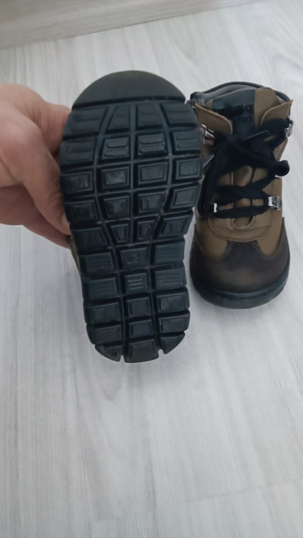 Kahverengi Kamuflaj Desenli Erkek Çocuk Bot - Görsel 3