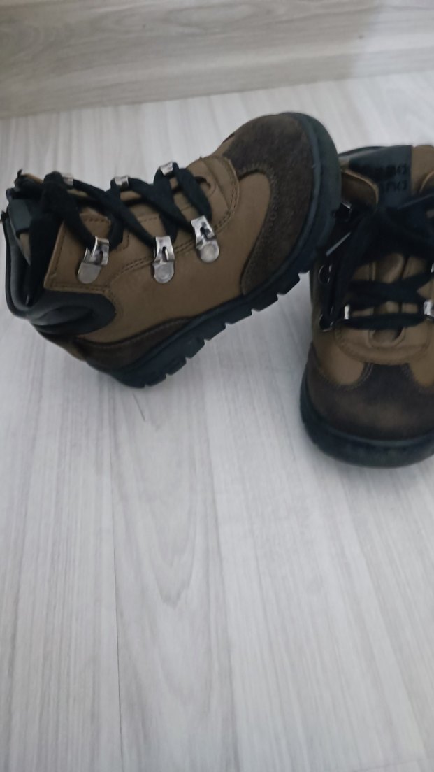 Kahverengi Kamuflaj Desenli Erkek Çocuk Bot - Görsel 4