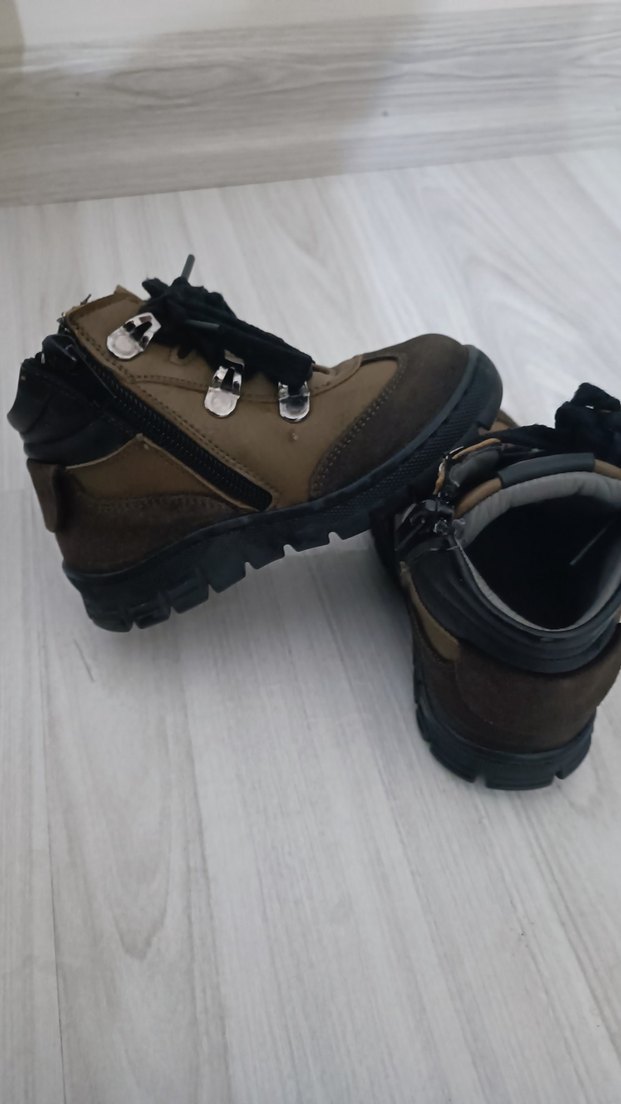 Kahverengi Kamuflaj Desenli Erkek Çocuk Bot - Görsel 2