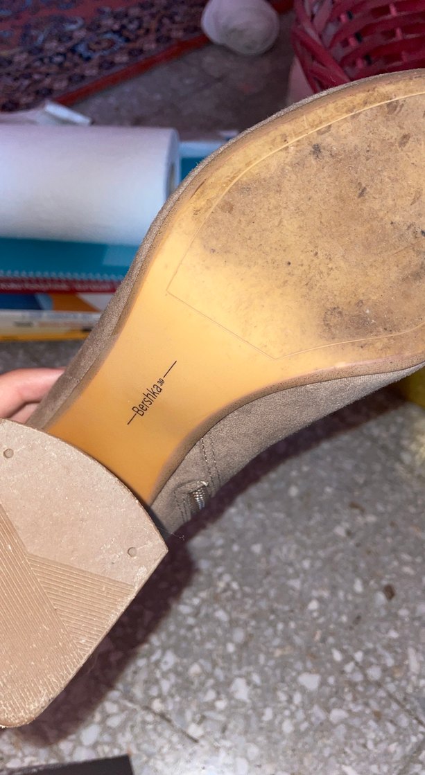 Kahverengi topuklu bot - Görsel 5