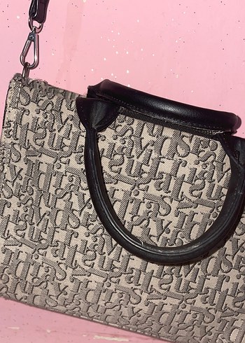 Gri Minimalist Tokalı Kadın Çanta - Görsel 2