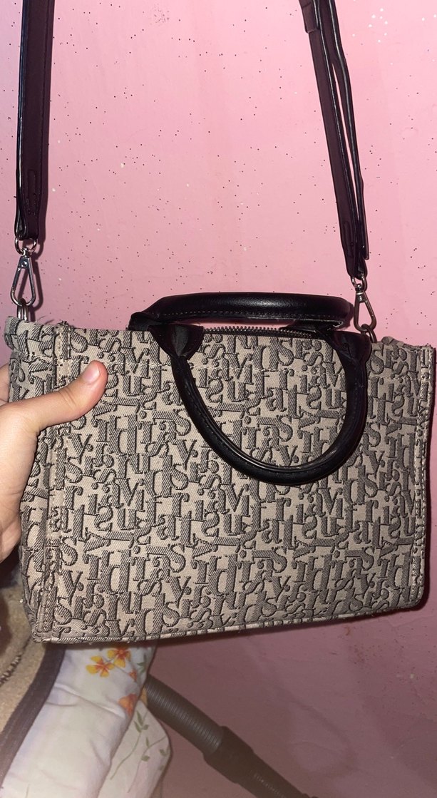 Gri Minimalist Tokalı Kadın Çanta - Görsel 3