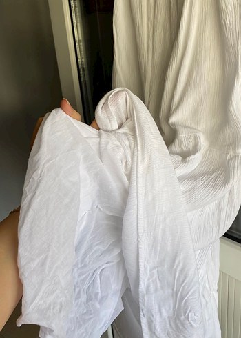 Dantel Detaylı Beyaz Bohem Uzun Elbise - Görsel 2