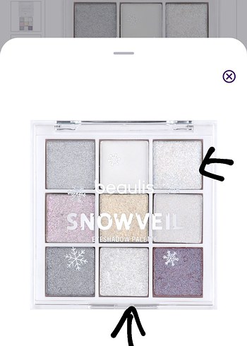 Beaulis Snow Veil Beyaz Göz Farı Paleti - Görsel 2