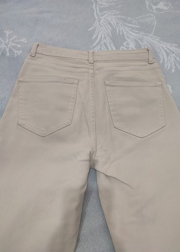 Defacto Bej Kadın Midi Boy Kot Pantolon