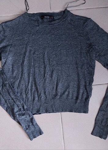 Bershka Crop Triko Kazak