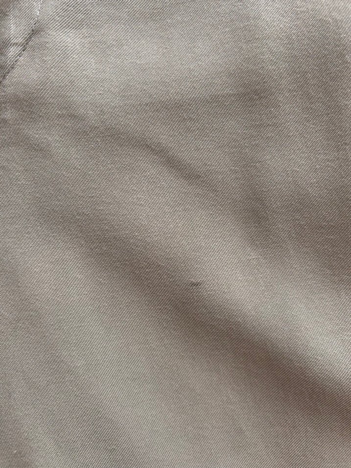 Zara Düğmeli Bej Midi Kadın Kumaş Pantolon - Görsel 3