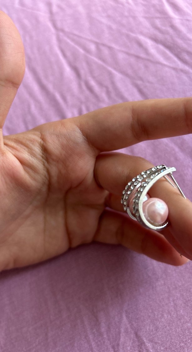 Pembe Payetli Midi Küpe - Görsel 3