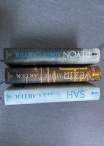 Aimee Carter - Vezir, Piyon, Şah Roman Seti - Görsel 2