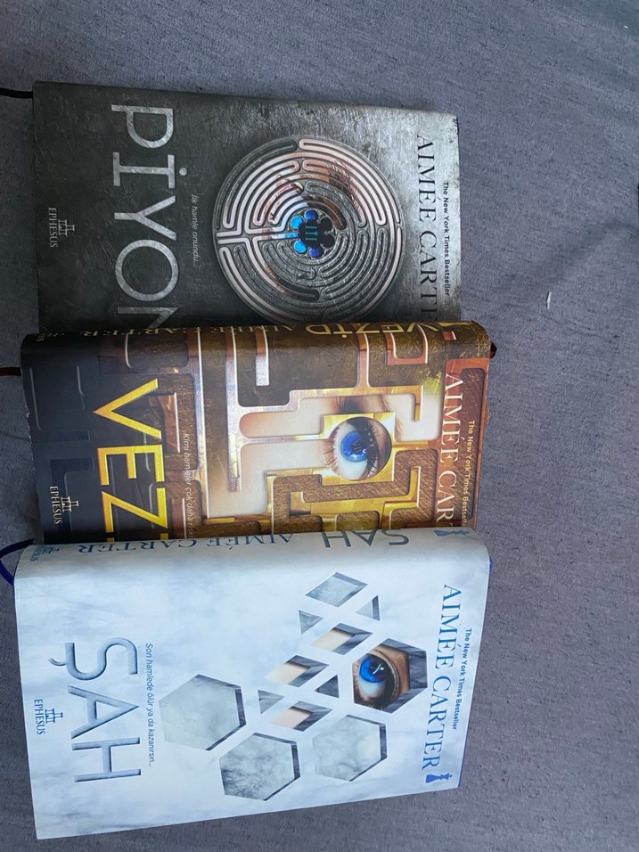 Aimee Carter - Vezir, Piyon, Şah Roman Seti - Görsel 3