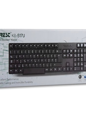 Kablolu Siyah Klavye - Görsel 2