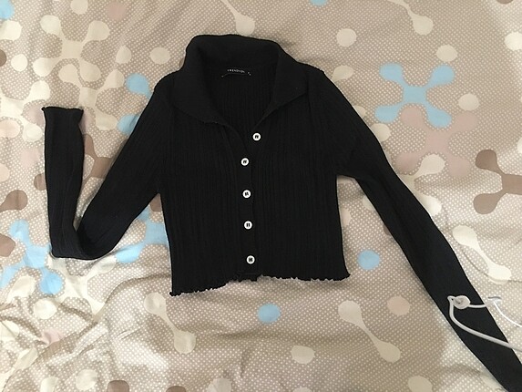 TrendyolMilla Crop Düğmeli Bluz
