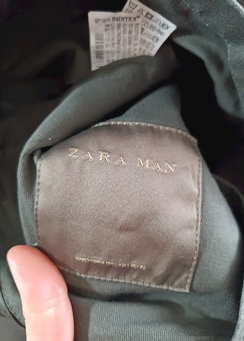 Düğmeli Gri Erkek Ceket - Görsel 5