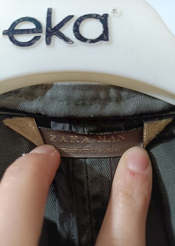 Düğmeli Gri Erkek Ceket - Görsel 7