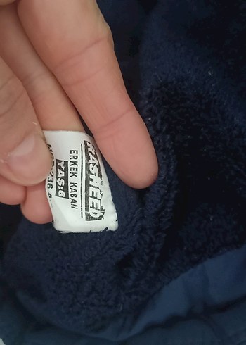 Lacivert Erkek Çocuk Kapüşonlu Mont - Görsel 5