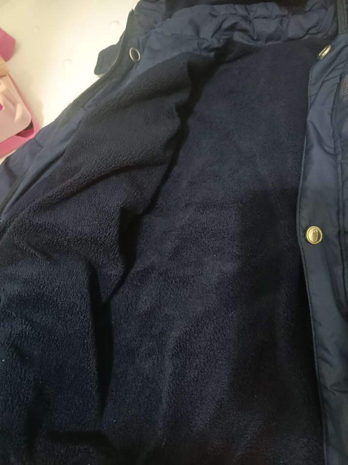 Lacivert Erkek Çocuk Kapüşonlu Mont - Görsel 3