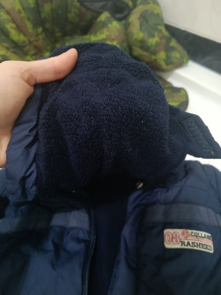 Lacivert Erkek Çocuk Kapüşonlu Mont - Görsel 2