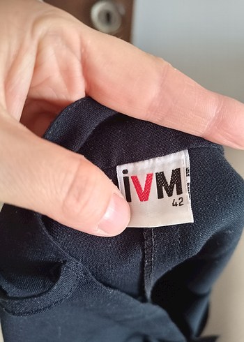 42 Beden siyah Renk Kadın Siyah Midi Kumaş Pantolon