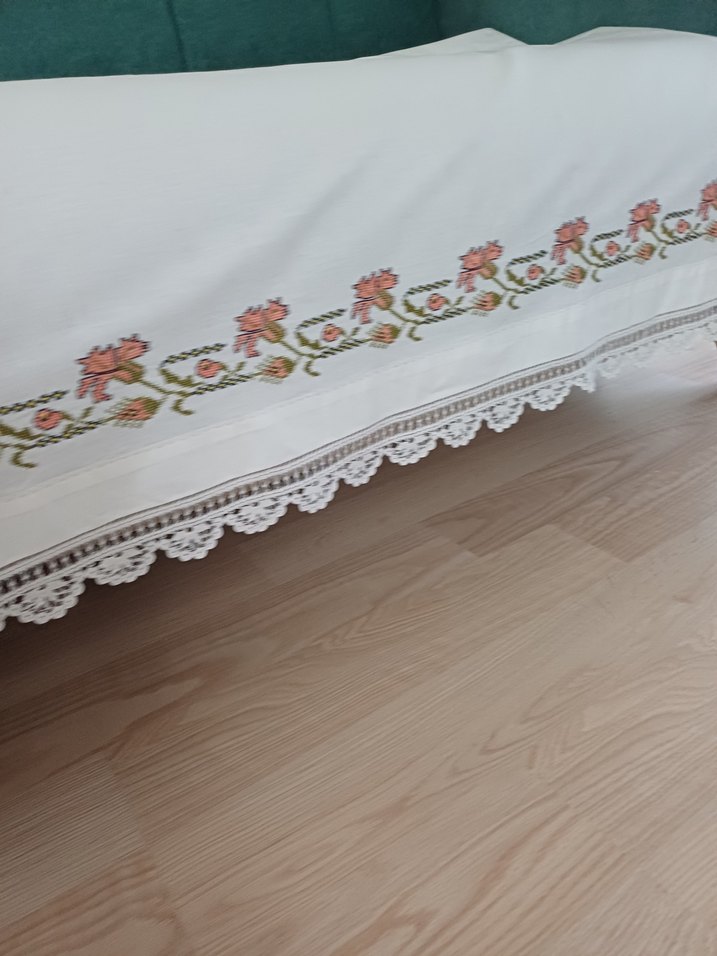 Kaneviçe tek etek ucu dantelli 2 metre - Görsel 5