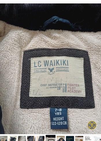 lacivert Erkek Çocuk Kürklü Klasik Kaban - Görsel 2