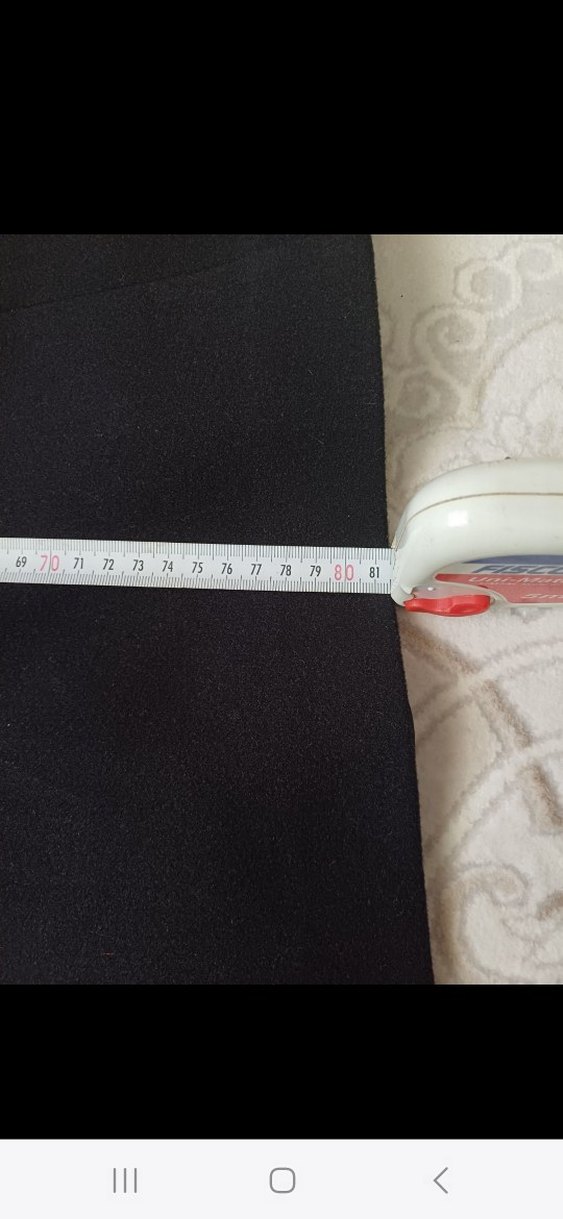 Düğmeli Siyah Erkek Midi Kaban - Görsel 5