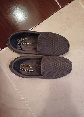 Skechers Bayan Gri Kaydırmaz ayakkabı 36 numara - Görsel 2